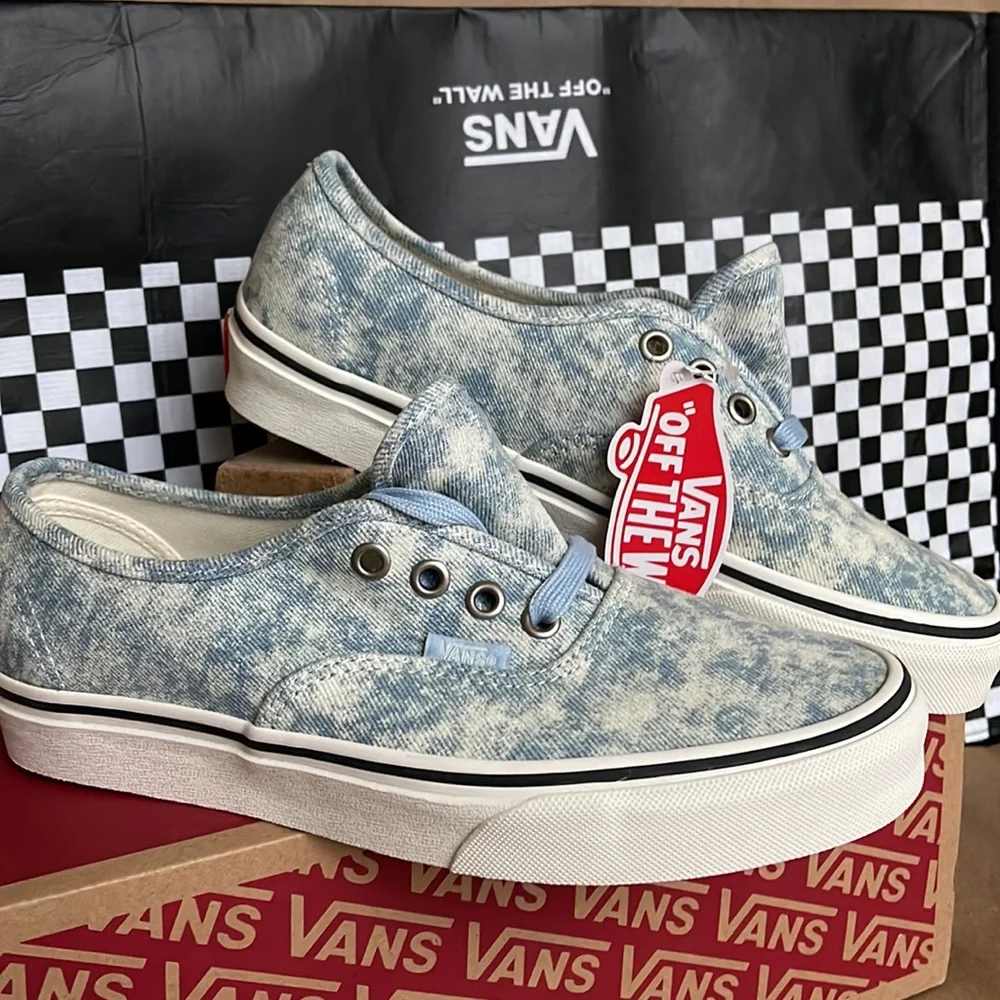Vans Authentic Denim Destroy Winter Sky/Marshmallow WMNS sneakers - Picture 6 of 16